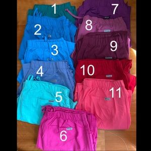 COLOR 1 Greys anatomy scrub pants